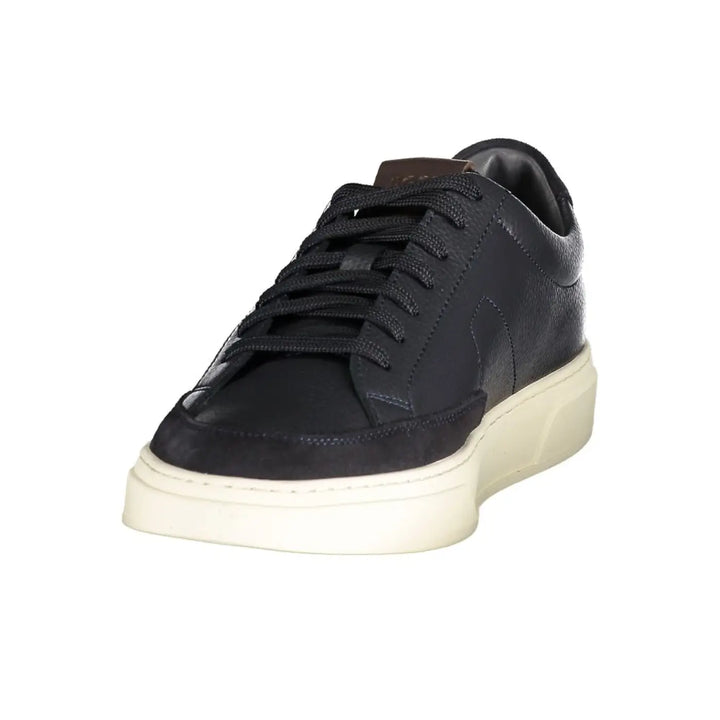 Hugo Boss Blue Leather Men’s Sneakers