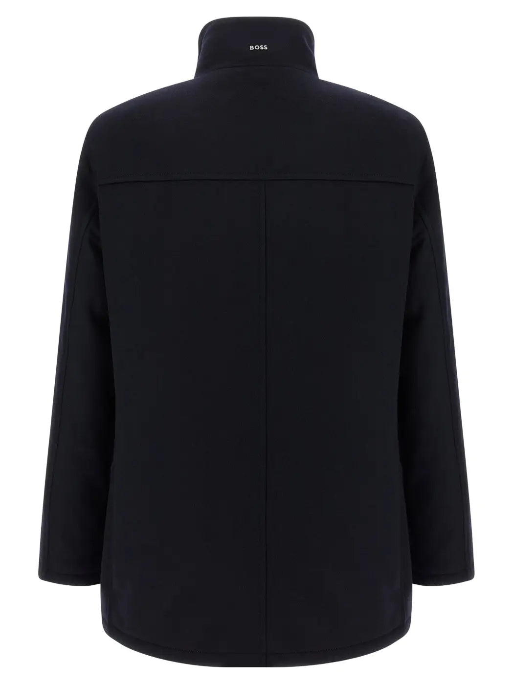 Hugo Boss Blue Wool Coat