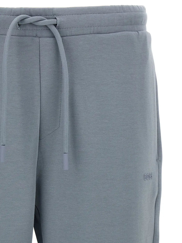 Hugo Boss Gray Cotton Joggers (workout Pants)