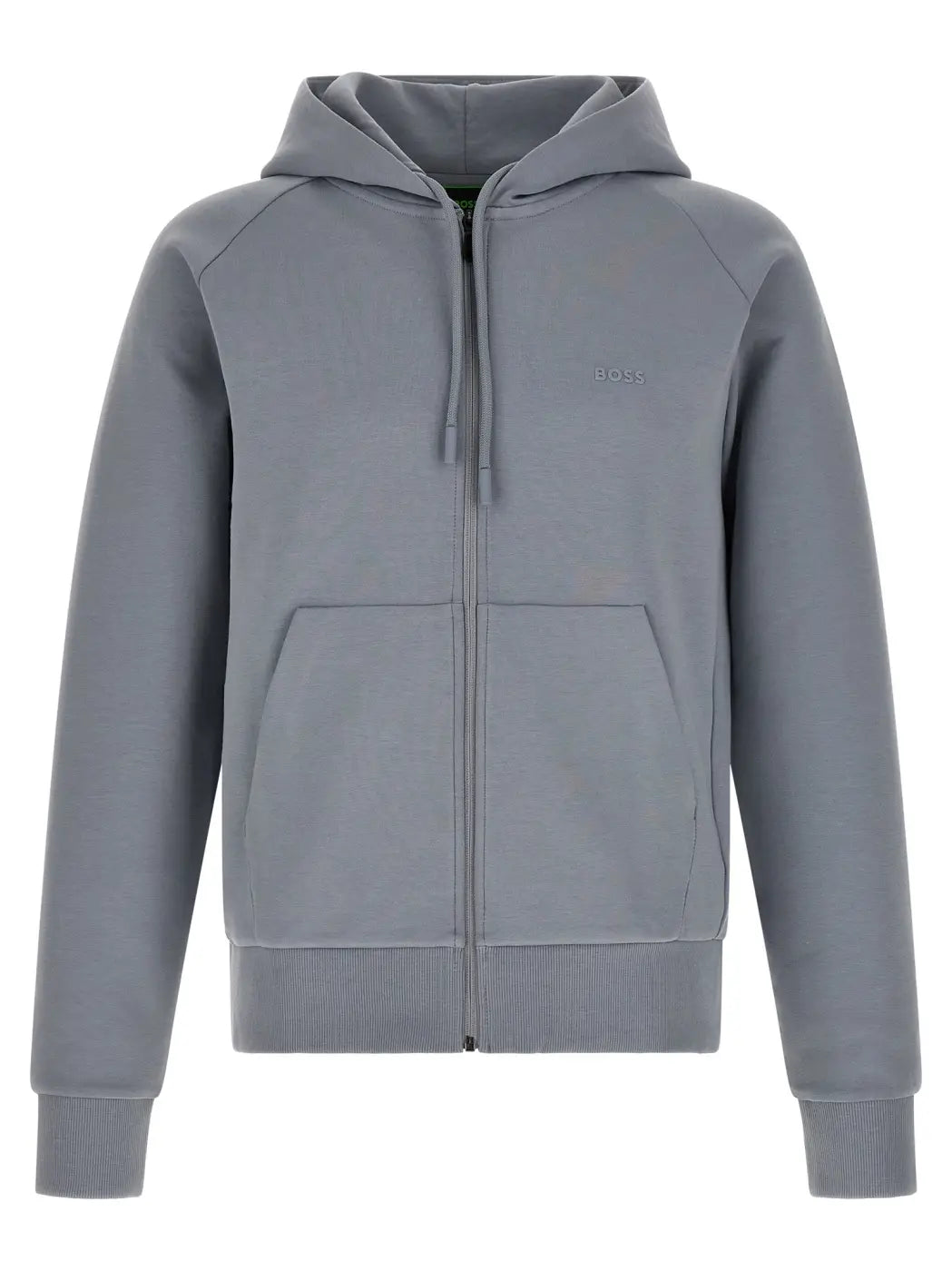 Hugo Boss Gray Cotton Sweatshirt