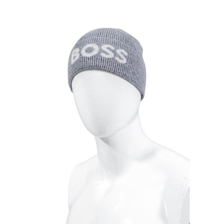 Hugo Boss Gray Recycled Polyamide Cap (baseball Hat)