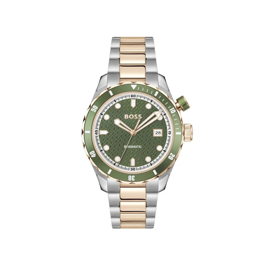 Hugo Boss Gray Stainless Steel Dress Watch