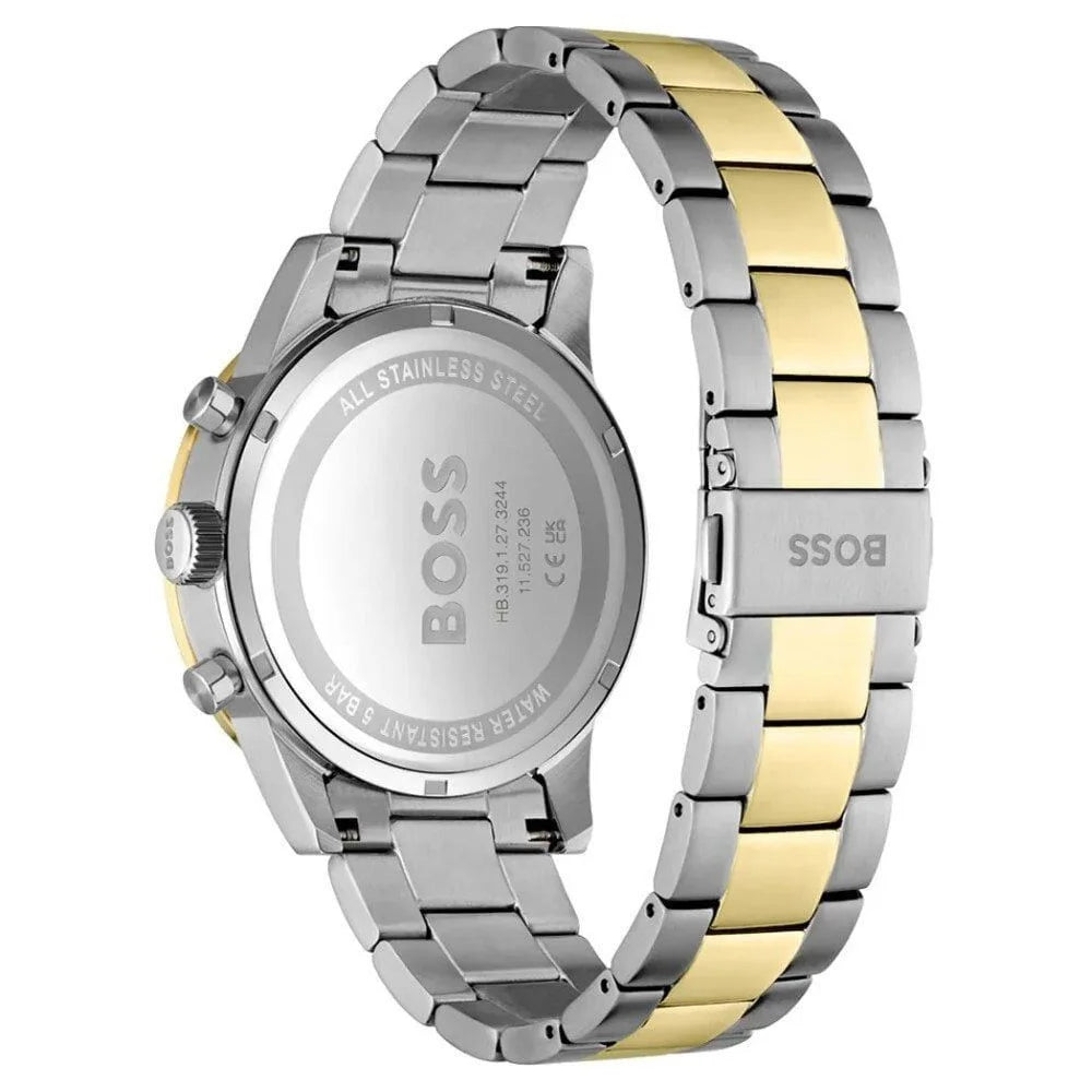 Hugo Boss Gray Stainless Steel Dress Watch