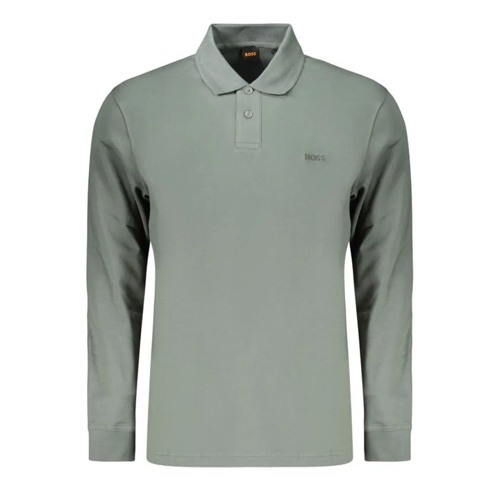 Hugo Boss Green Cotton Men’s Polo Shirt