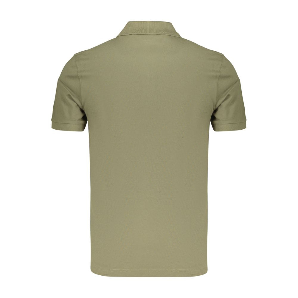 Hugo Boss Green Cotton Men’s Polo Shirt
