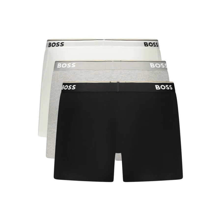 Hugo Boss Grey Cotton Men’s Boxer Short