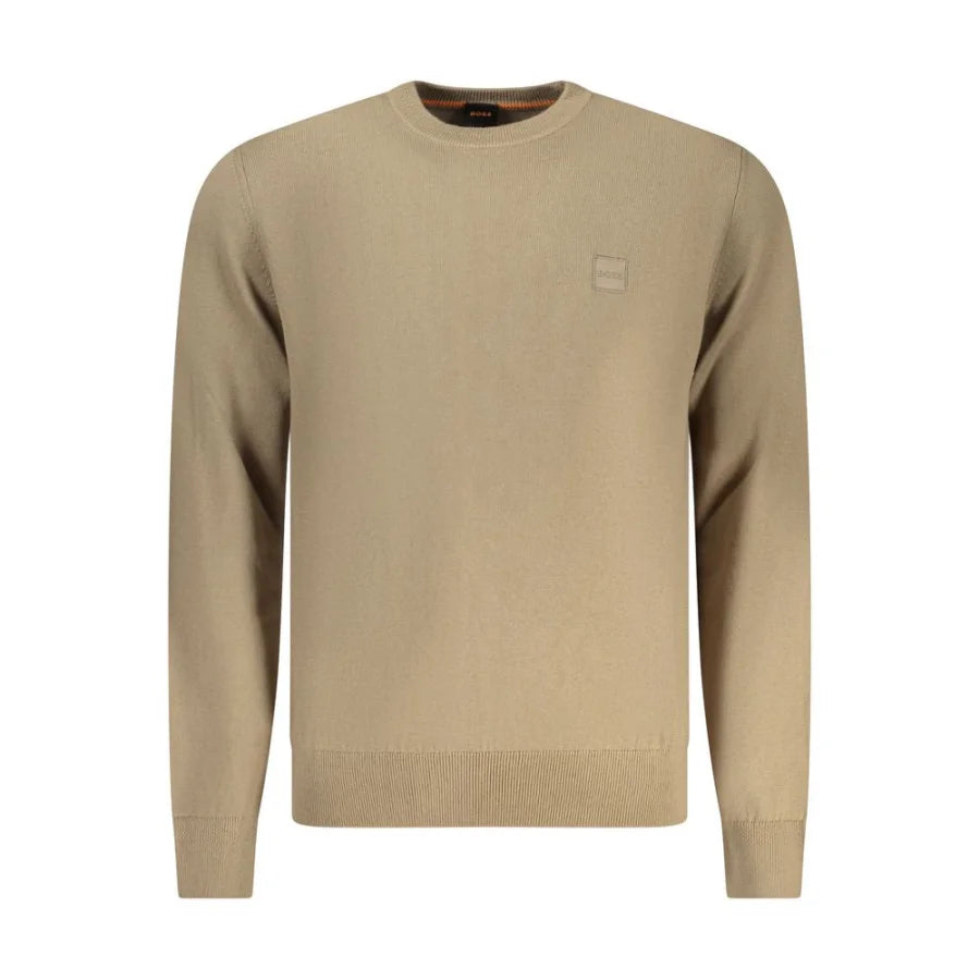 Hugo Boss Marrone Cotton Men Sweater