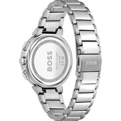 Hugo Boss Silver Stainless Steel Watch with Turquoise Dial 38mm