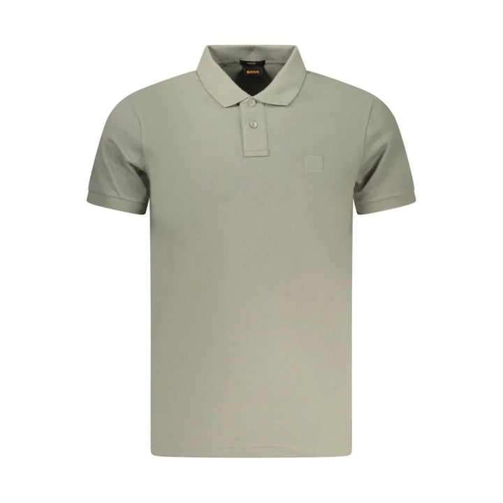 Hugo Boss Verde Cotton Men Polo