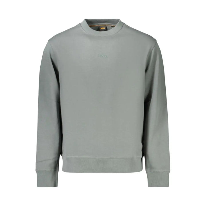 Hugo Boss Verde Cotton Men’s Sweatshirt