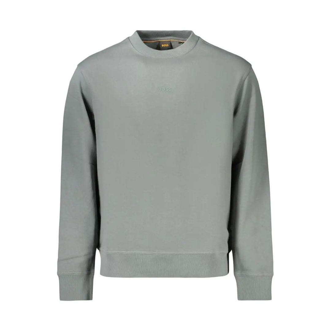 Hugo Boss Verde Cotton Men’s Sweatshirt