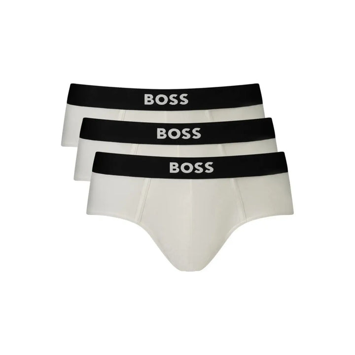 Hugo Boss White Cotton Men’s Brief