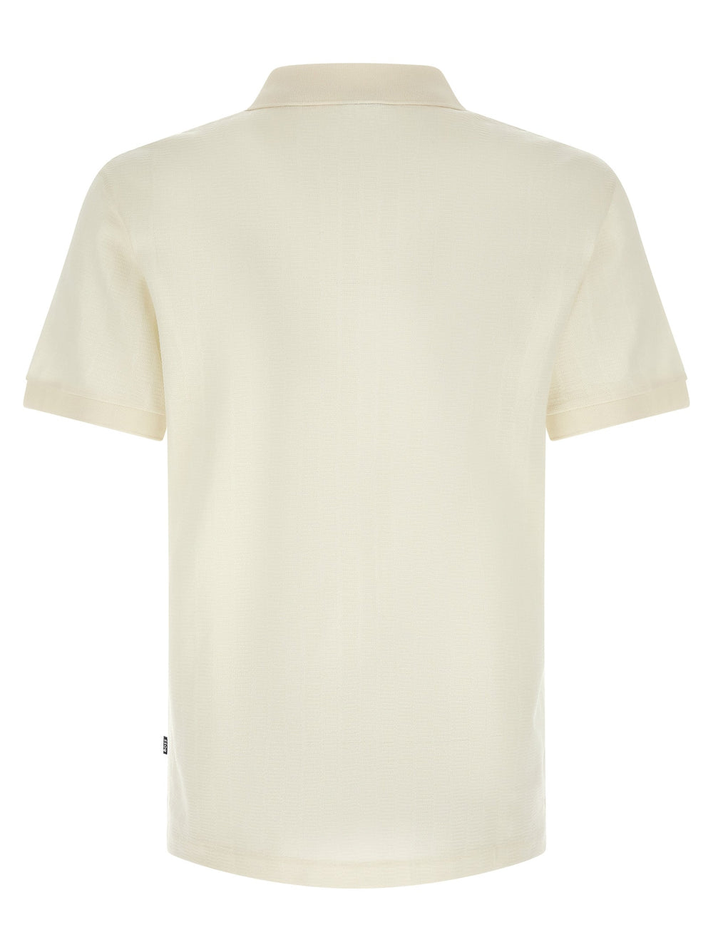Hugo Boss White Cotton Polo Shirt