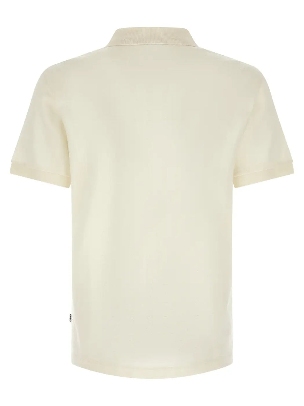 Hugo Boss White Cotton Polo Shirt