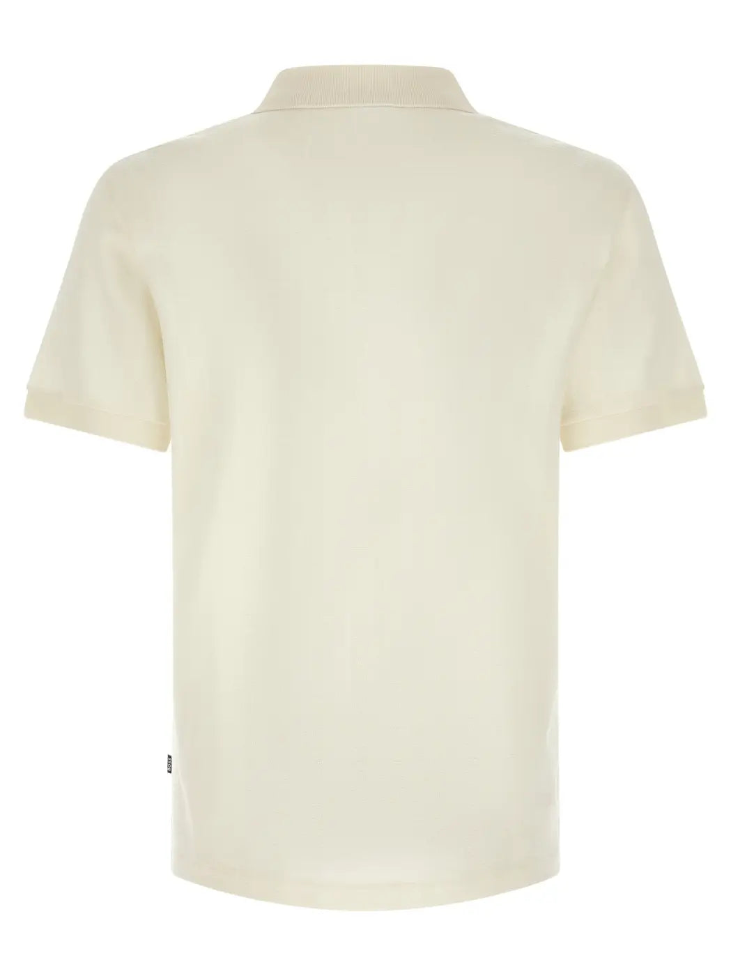 Hugo Boss White Cotton Polo Shirt