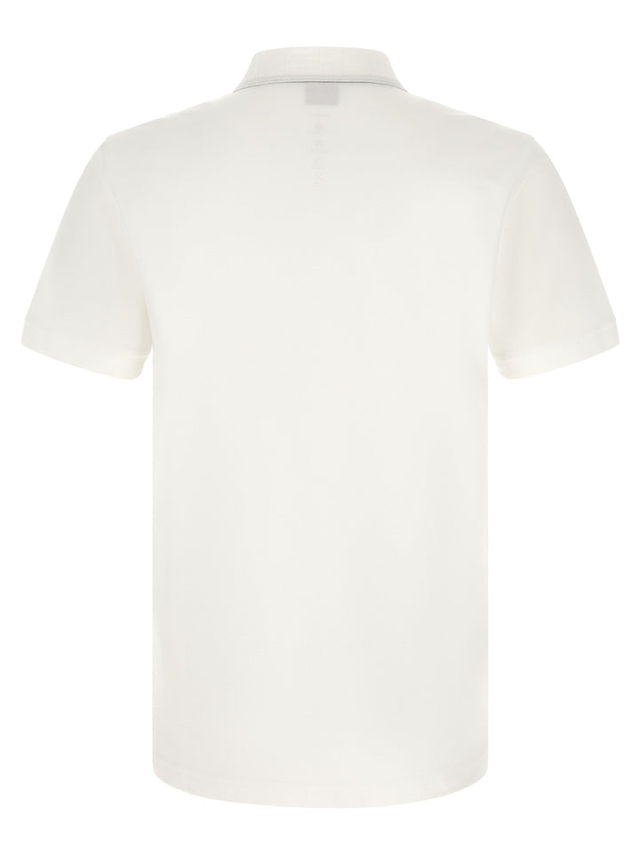Hugo Boss White Cotton Polo Shirt