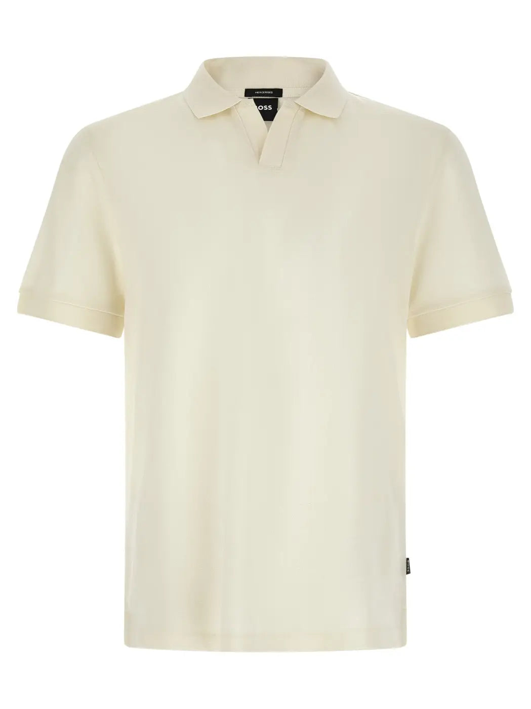 Hugo Boss White Cotton Polo Shirt