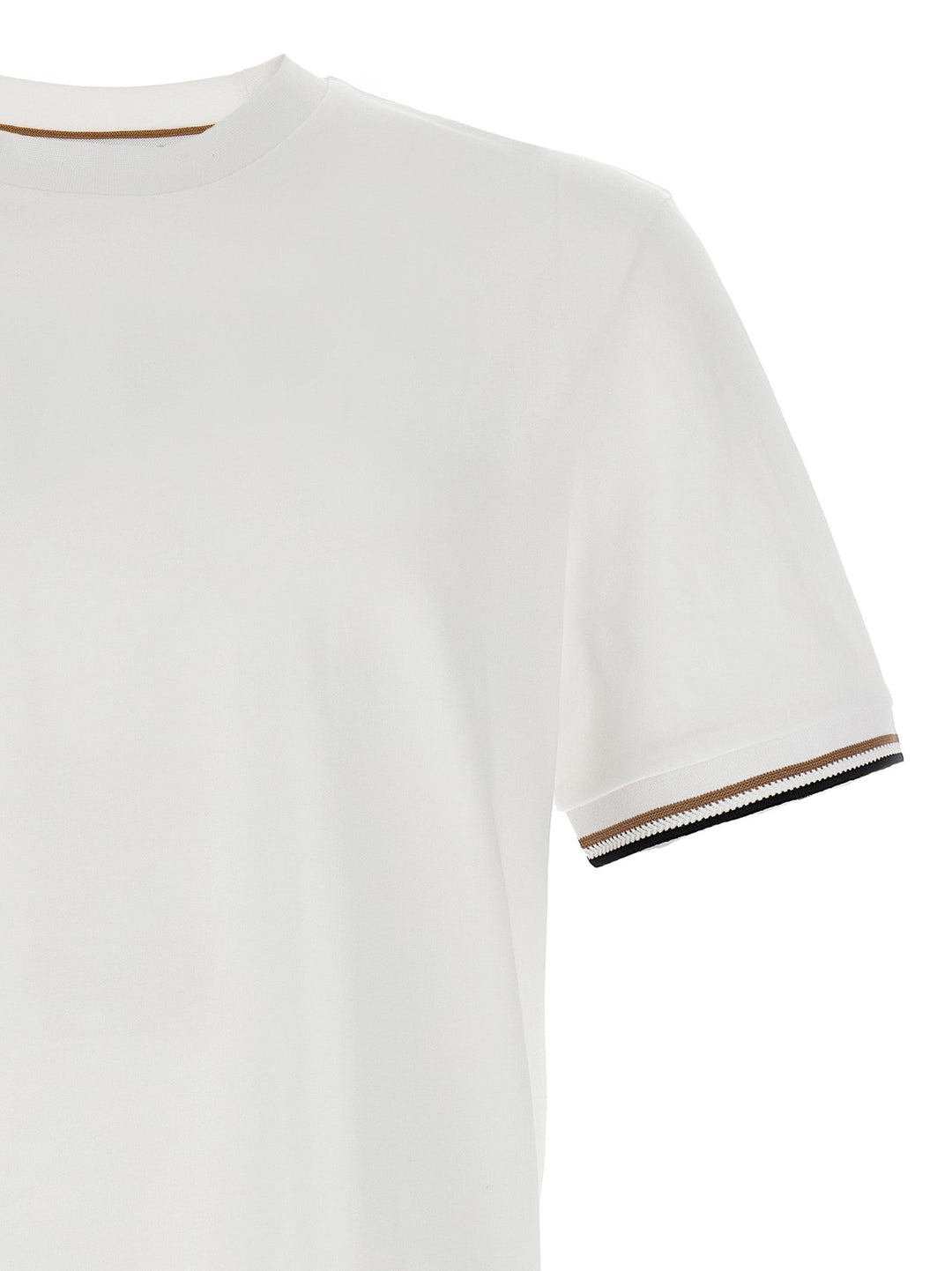 Hugo Boss White Cotton T-shirt