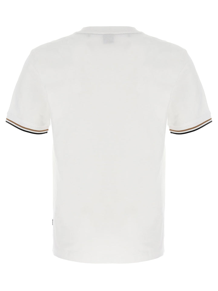 Hugo Boss White Cotton T-shirt