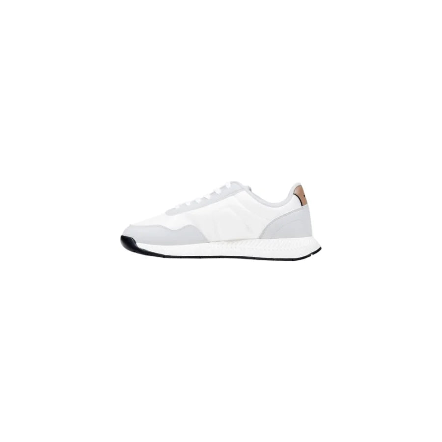Hugo Boss White Polyester Athletic Sneakers