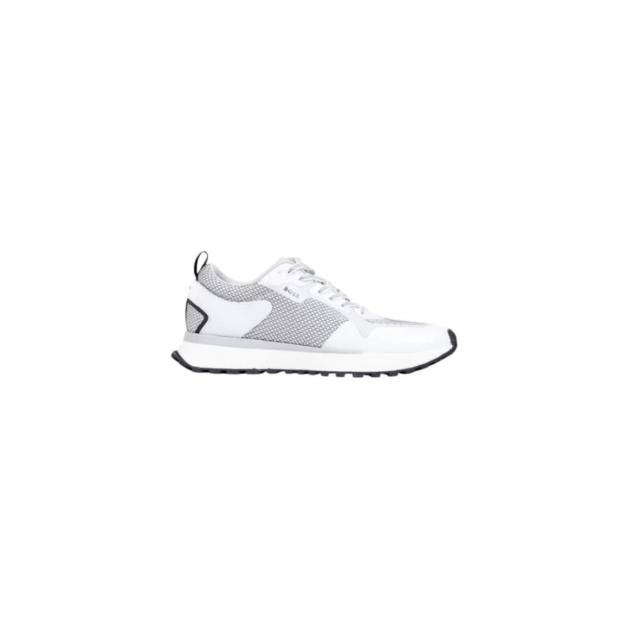 Hugo Boss White Polyester Athletic Sneakers