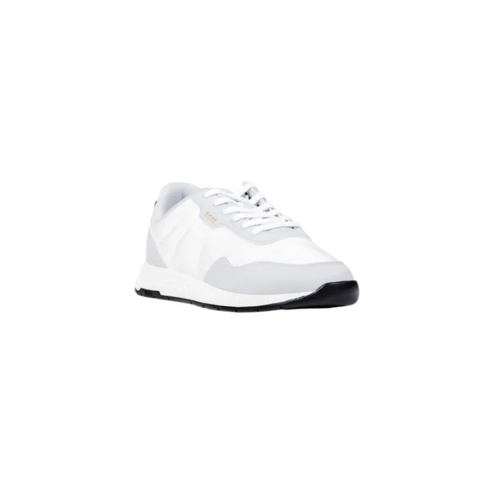 Hugo Boss White Polyester Athletic Sneakers
