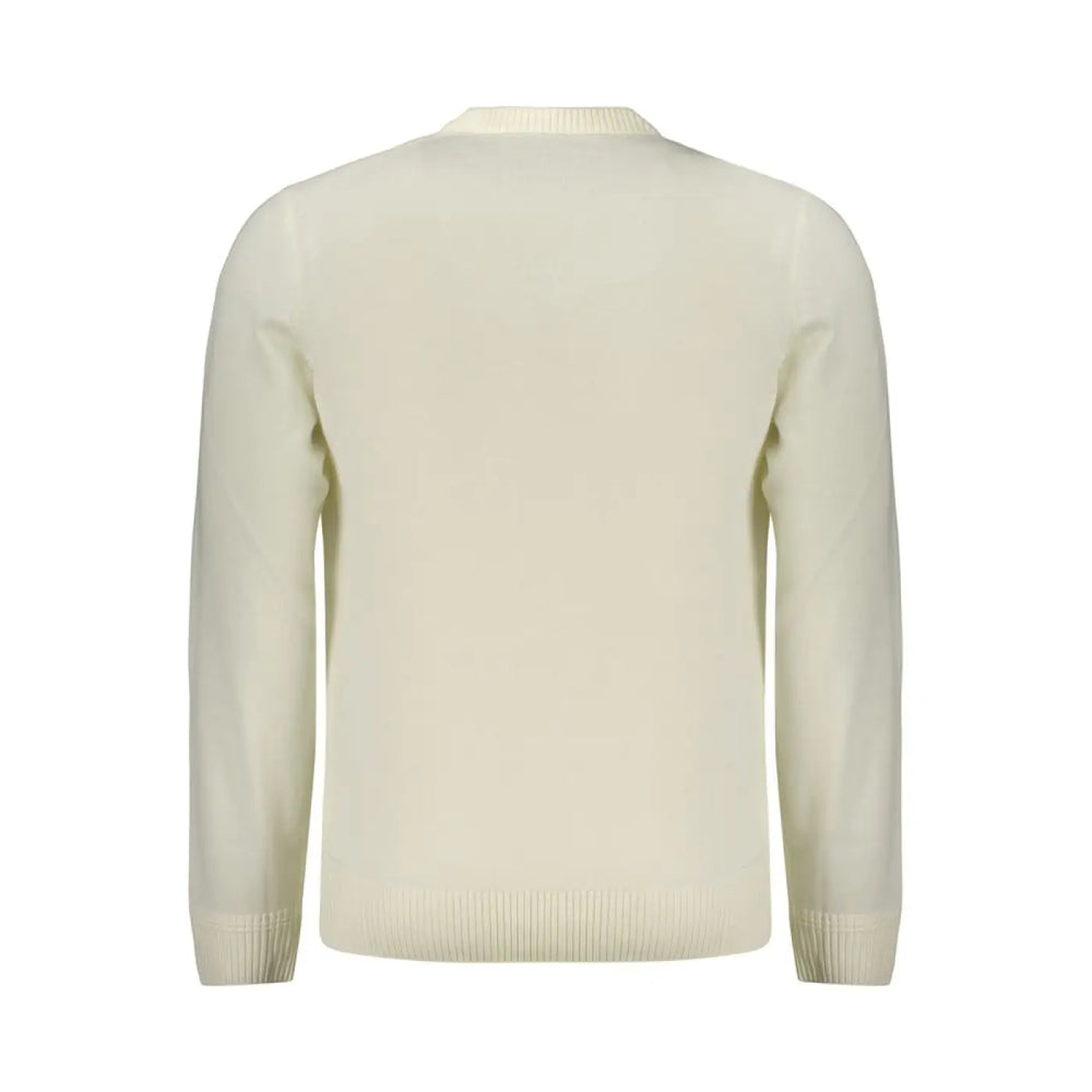 Hugo Boss White Wool Men’s Sweater