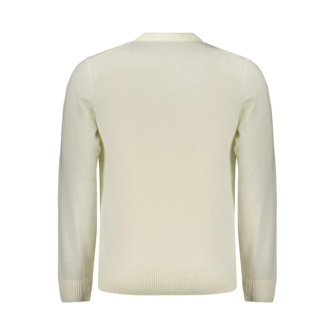 Hugo Boss White Wool Men’s Sweater