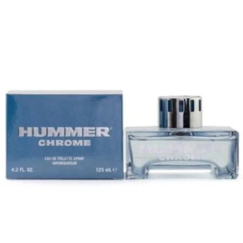 Hummer Chrome Cologne Warm Amber and Tonka Bean Perfume for Men Men’s