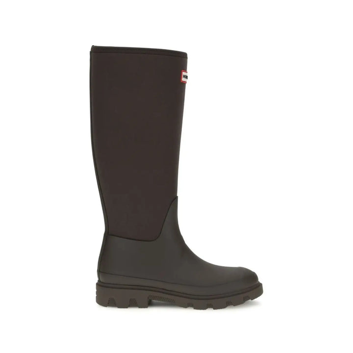 Hunter Brown Rubber Rain Boots