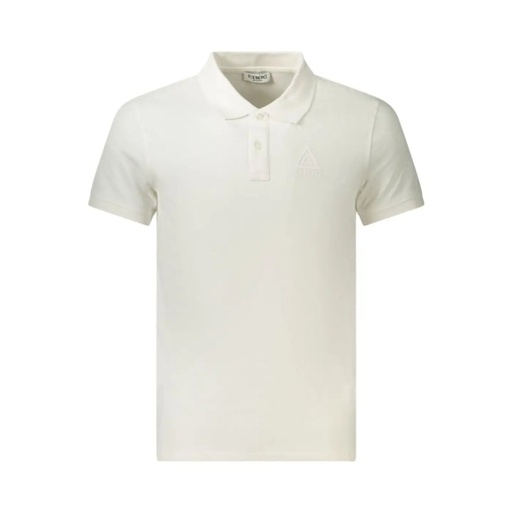 Iceberg Bianco Cotton Uomo Polo