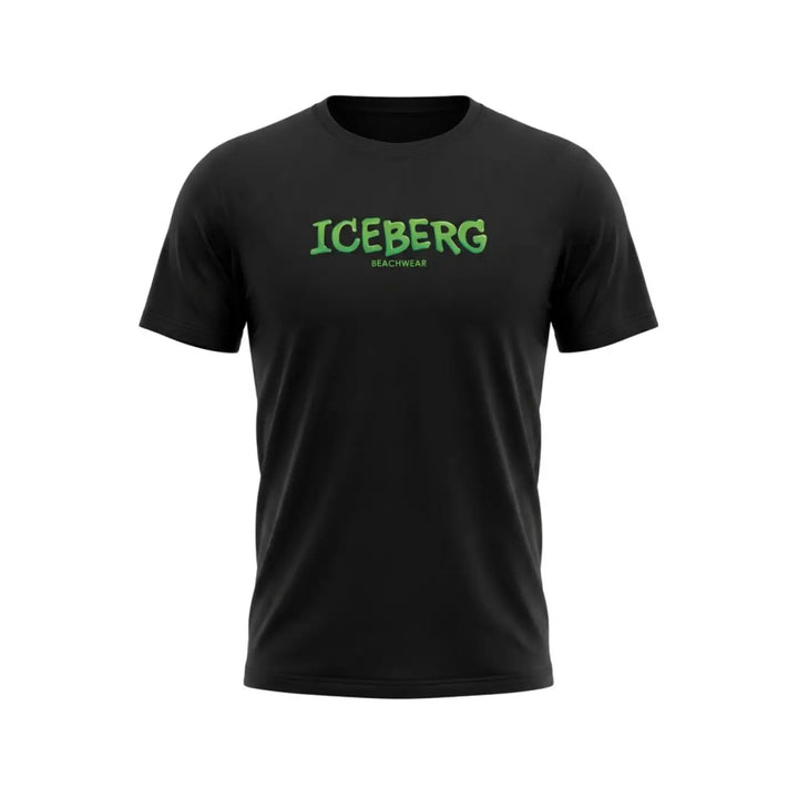 Iceberg Black Cotton Men T-shirt