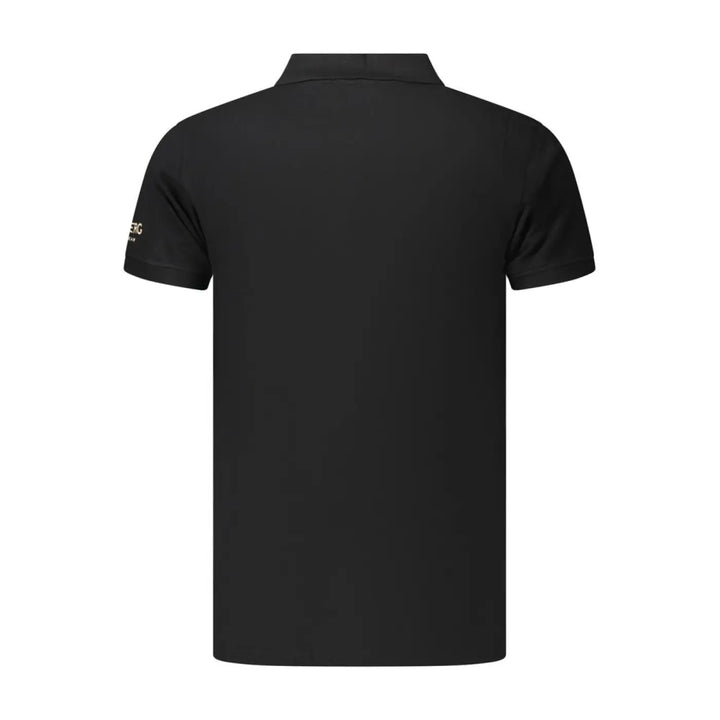 Iceberg Black Cotton Men’s Polo Shirt