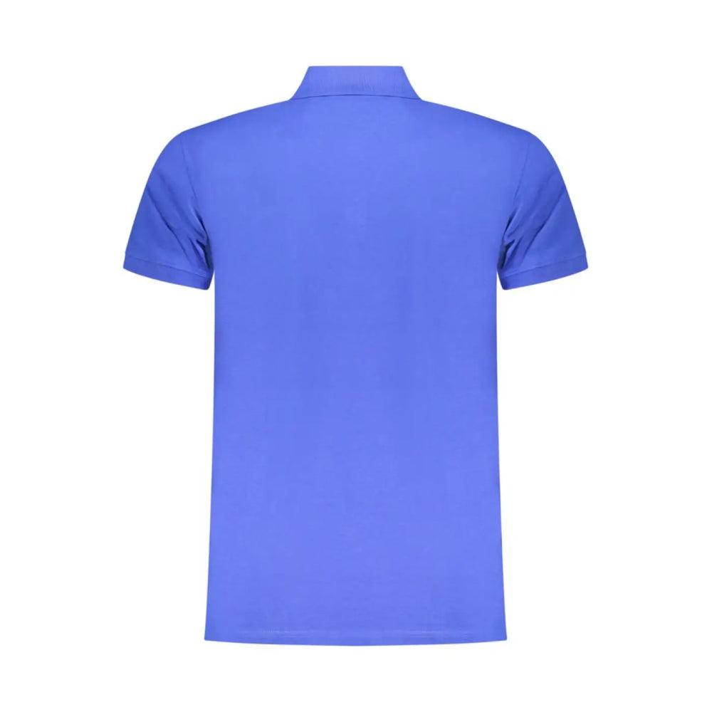 Iceberg Blue Cotton Men Polo Shirt