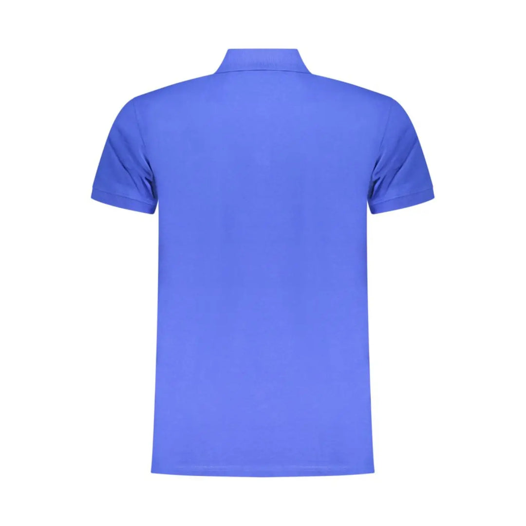 Iceberg Blue Cotton Men Polo Shirt