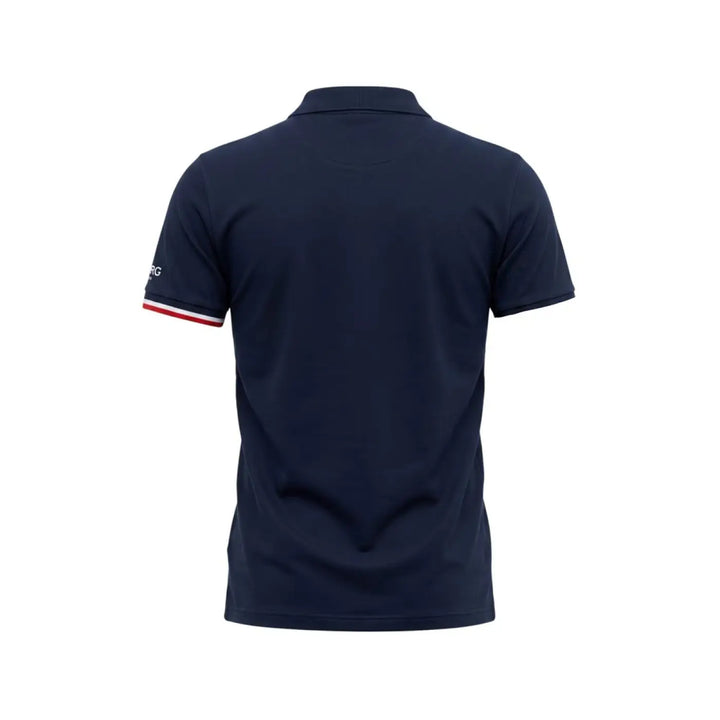 Iceberg Blue Cotton Men Polo Shirt