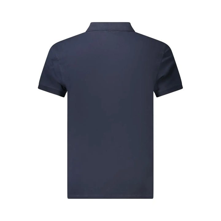Iceberg Blue Cotton Mens Polo Shirt
