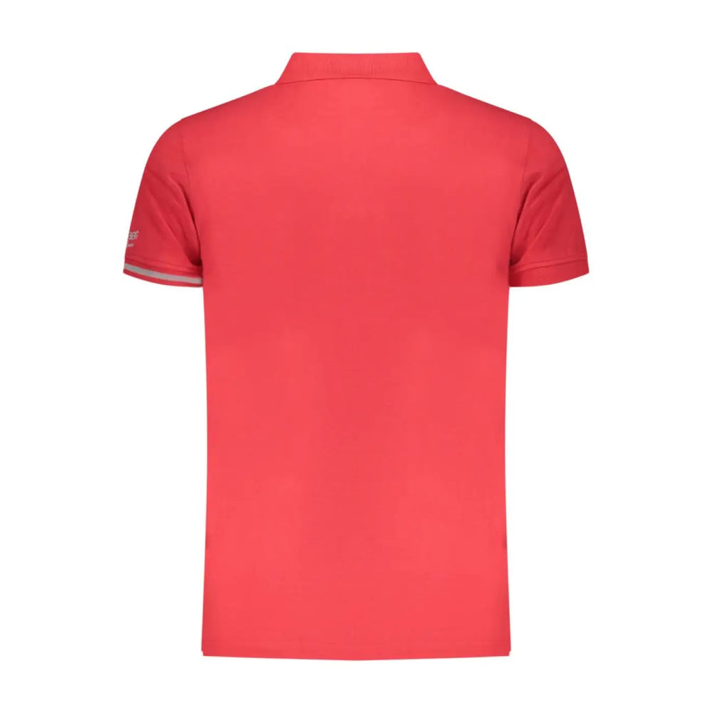 Iceberg Red Cotton Mens Polo Shirt
