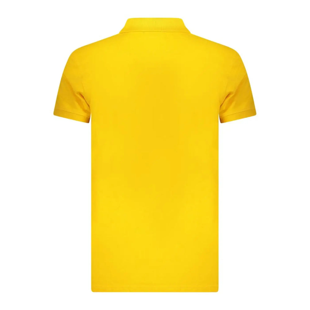 Iceberg Yellow Cotton Mens Polo Shirt