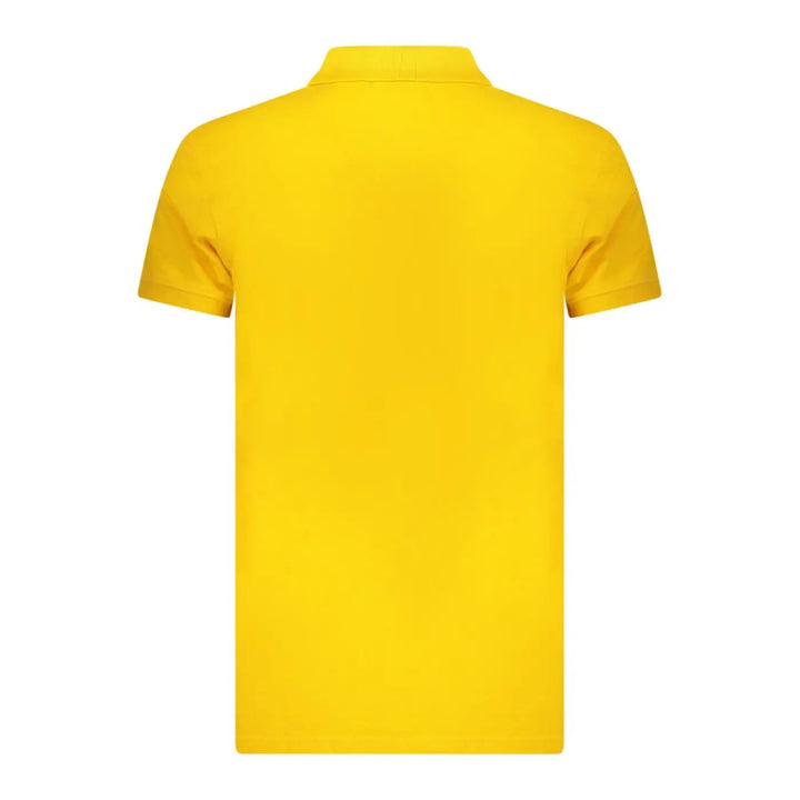 Iceberg Yellow Cotton Mens Polo Shirt