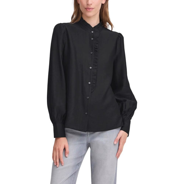ICHI Blouses - Black Viscose Blouse