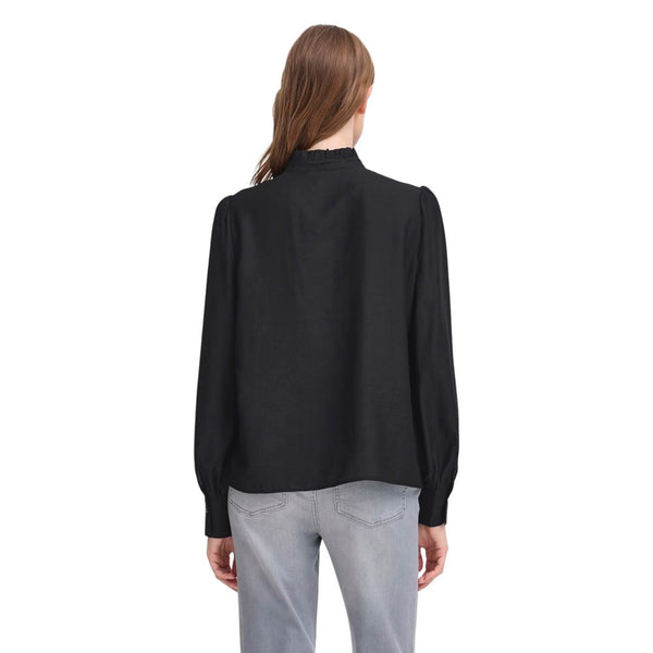 ICHI Blouses - Black Viscose Blouse