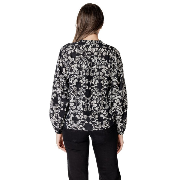 ICHI Blouses - Black Viscose Blouse