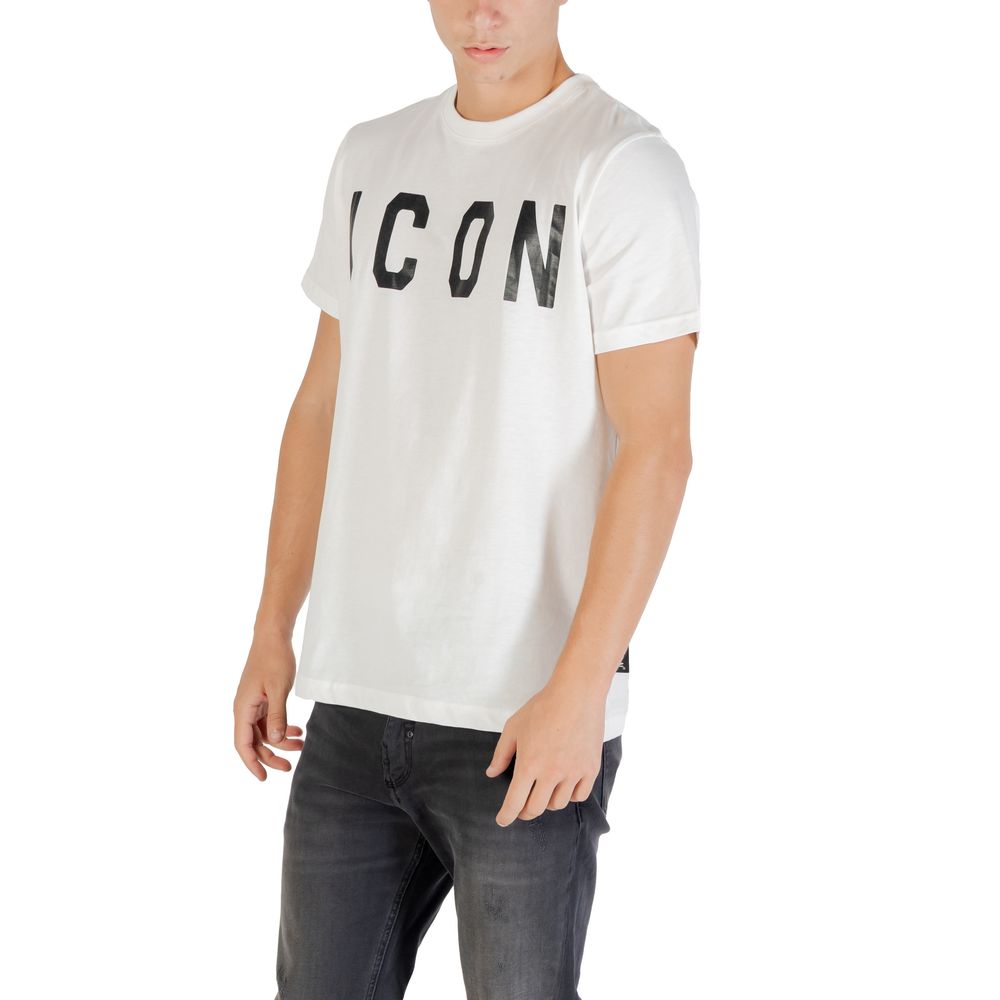 Icon Black and White Cotton T-shirt