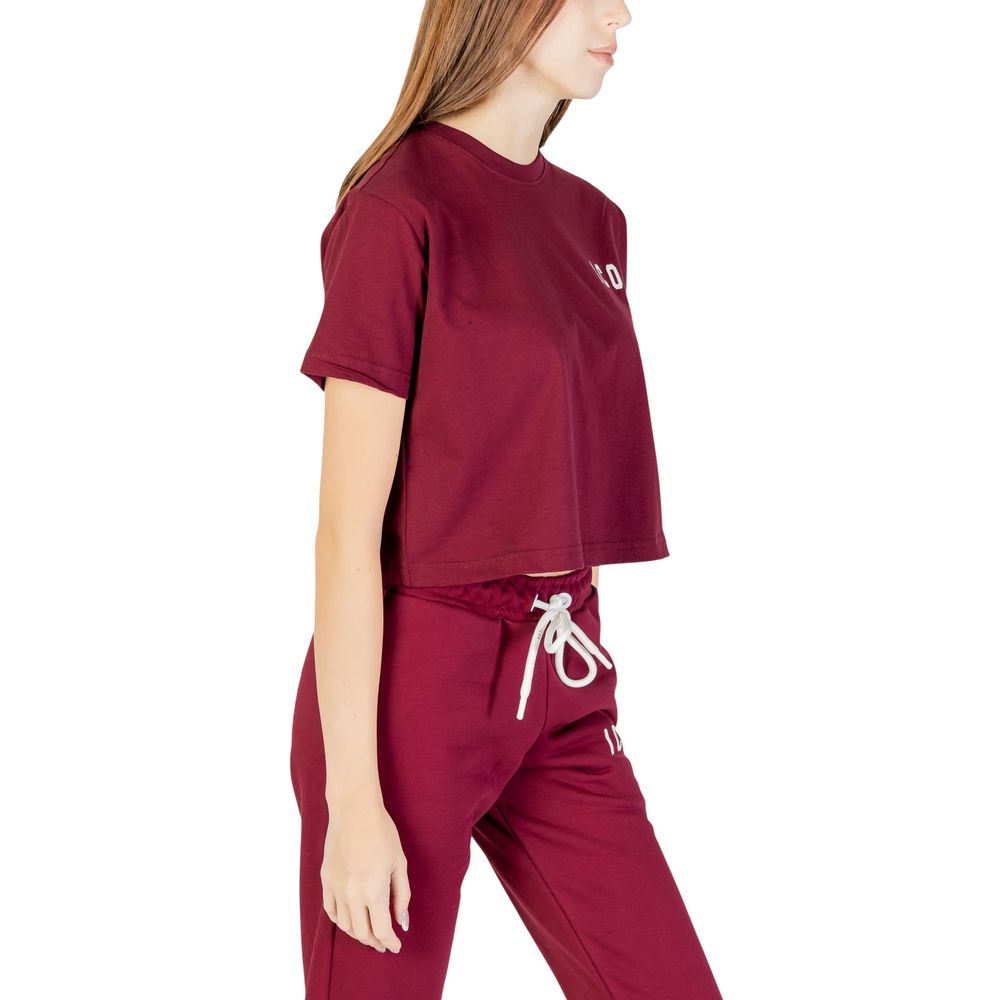 Icon - Bordeaux Cotton T-Shirt