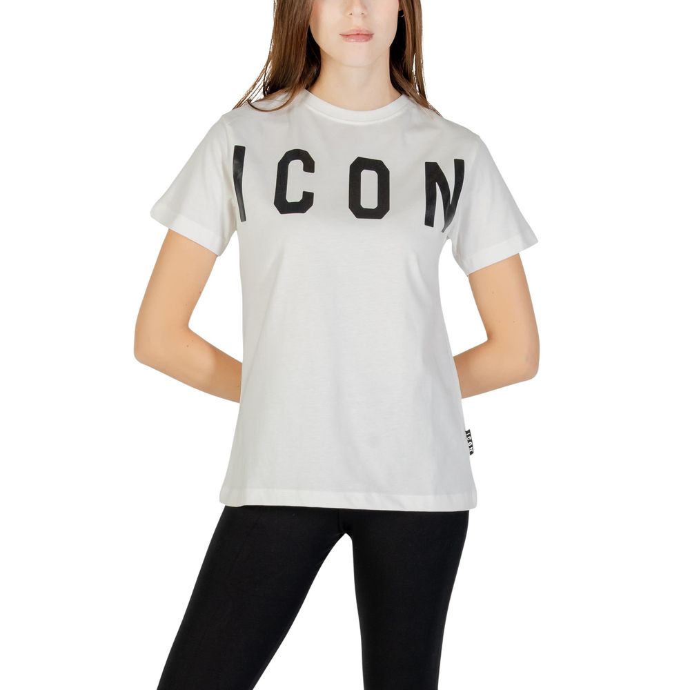 Icon - Cream Cotton T-Shirt
