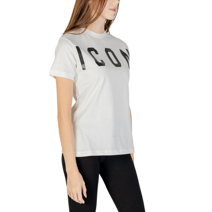 Icon - Cream Cotton T-Shirt