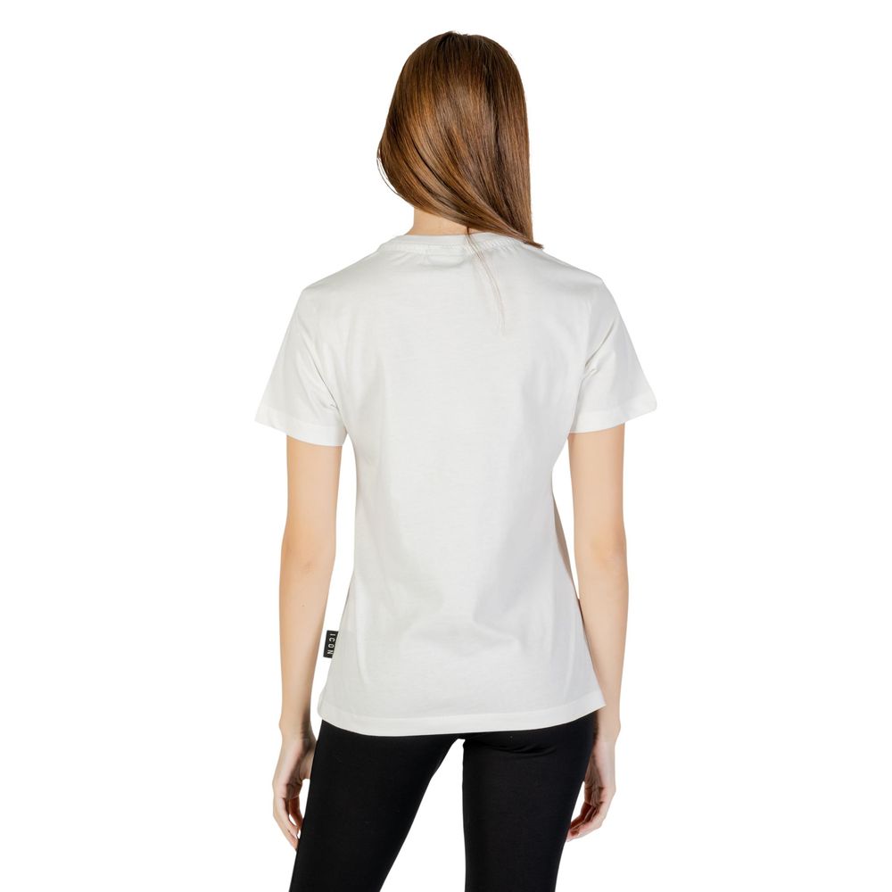 Icon - Cream Cotton T-Shirt