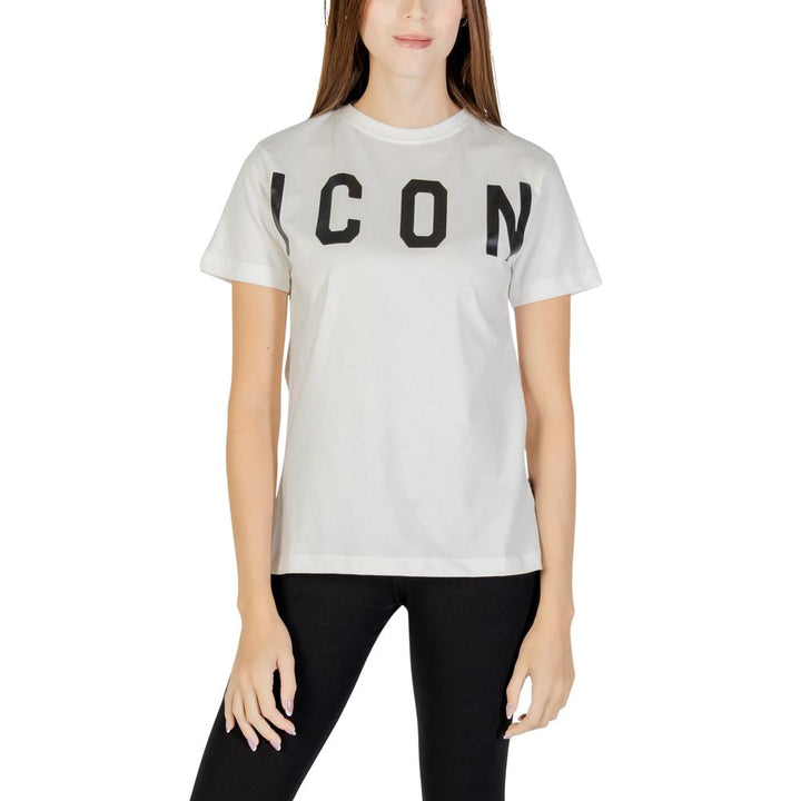Icon - Cream Cotton T-Shirt