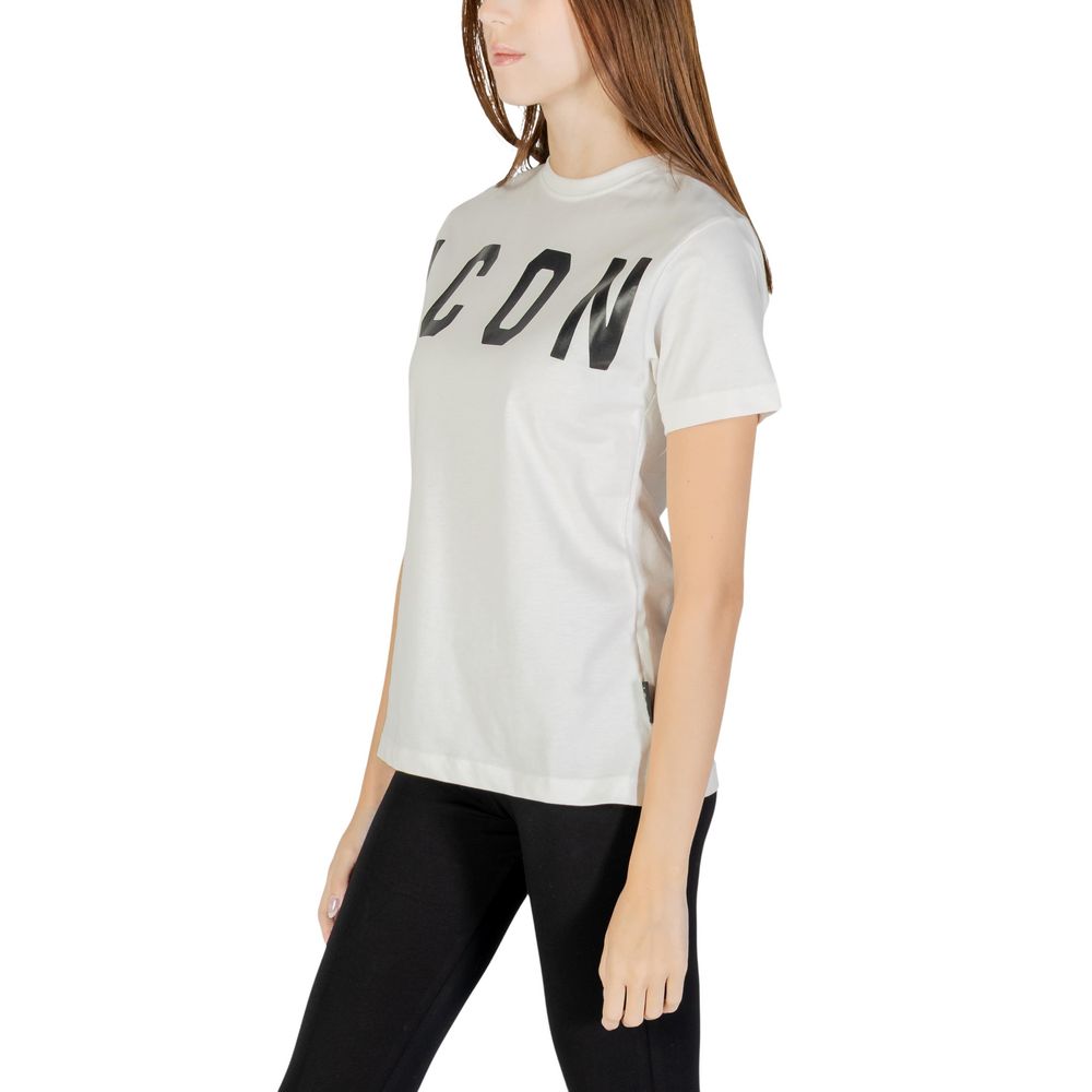 Icon - Cream Cotton T-Shirt